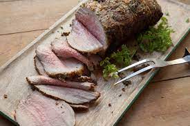 Roast Eye Of Round Beef With Thyme And Rosemary The Mom 100 Recipe Beef Beef Recipes Roast