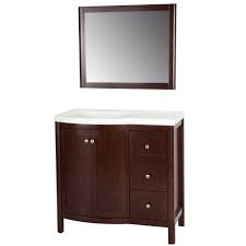 Home decorators collection has been a direct seller of rugs, furniture and home décor for over 20 years. St Paul Madeline 36 In Vanity In Chestnut With Alpine Vanity Top In White And Wall Mirror Md36p3c Cn The Home Depot