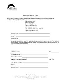 The company news page contains the most comprehensive coverage of mining and exploration company announcements to the asx it is updated at least 8 times every business day. Sample Letter For Business Closure To Bir