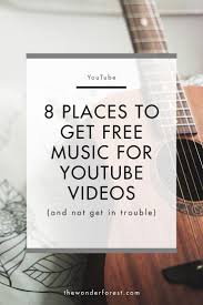 8 Places To Get Royalty Free Music For Youtube Videos Idee De Video Youtube Marketing Numerique Comment Creer Un Blog