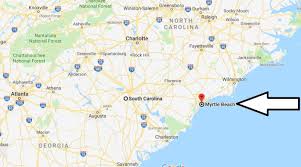 Where Is Myrtle Beach South Carolina What County Is Myrtle Beach Myrtle Beach Map Located Where Is Map