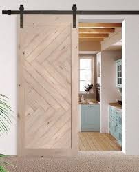 Love This Herringbone Pattern Barn Door Barn Door Designs Interior Barn Doors Barn Doors Sliding