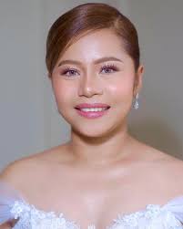 Accentuating her radiant morena allure in a symphony of sepia tones in  clean and classy side parted updo🤎 Bride Miss Archiemae Patromo✨  Coordination & Wardrobe 🔘 @houseoflweddings Bridal Makeup & Hair Artist