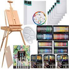 It is particularly charming and pleasing, and has been my palette in the more than one dozen homes i have lived in and renovated during the past two decades. Amazon Com Meeden 145 Pcs Deluxe Artist Painting Set With French Easel Art Painting Brushes Set Paints Tube Set Painting Pads Stretched Canvas Palette Knives For Acrylic Oil Watercolor Painting