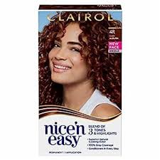 Clairol Natural Looking Nice'n Easy Permanent 4R Dark Auburn Color, 1 ct