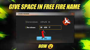 Free fire redeem codes 27 may 2021. How To Give Space In Free Fire Name How To Change Free Fire Name With Space Youtube