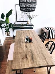 reclaimed wood metal dining table etsy dining table with bench metal dining table wood dining table