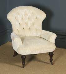 Cassina dodo leather armchair cream relaxfunktion function relaxing toshiyuki. Small Antique English Victorian Cream Upholstered Occasional Nursing Armchair Chair Circa 1890 732550 Sellingantiques Co Uk