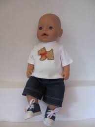 voor baby born boy een skate broekje en een t shirt baby born clothes baby doll clothes preemie clothes