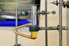 A sealed capillary, open end pointing down, is placed in the fusion tube. Thiele Tube Wikipedia