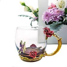 Compare prices for mikasa silk flowers. Handmade Lily Flower Glass Coffee Cup 12 Oz Ideal For Friend Wedding Anniversary Christmas Birthday Presents Tea Cup Coffee Mug Cups Pink Kitchen Dining Cups Mugs Saucers Rayvoltbike Com