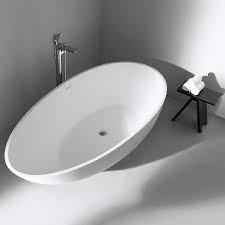 Oppure possiamo trovare vasche da bagno di grandi dimensioni, degne di una spa o, infine, lavabi molto grandi dotati di ampi mobili e contenitori. Vasca Da Bagno Freestanding In Solid Stone Vigo Bianco Opaco Dimensioni E Rubinetteria A Scelta