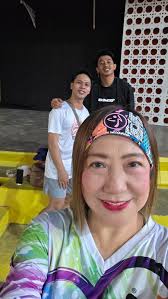 Zumba class with coach