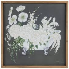 I love this clever repurposed antique. Bathtub Floral Arrangement Wood Wall Decor Hobby Lobby 1961093