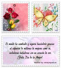 Maybe you would like to learn more about one of these? Frases Para El Dia De La Mujer Saludos Para El Dia De La Mujer