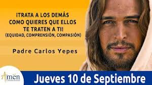 Este gallardo hace que me ponga pensar disculpa mija esta noche no voy a estar un jalón más y el gallardo se empieza terminar con permiso me tengo que pasar a retirar mira que linda estas eso no se te va quitar me duele verte y saber que eres de alguien mas Palabra De Dios Evangelio De Este Jueves 10 De Septiembre 800noticias