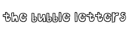 This font along with its vacant and bordered characters are dependable for any specified designing trouble. The Bubble Letters Font Comments
