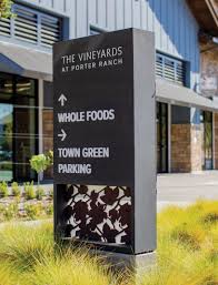 Opening day celebrations will include samples from local vendors. Vineyards At Porter Ranch Rsm Design In 2021 Wayfinding Signage Wayfinding Signage Design Wayfinding Design
