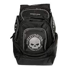 Get a convenient smooth shave with skull shavers revolutionary electric mens head shavers, electric womens leg and body shavers, and electric hair clippers. Harley Davidson Skull Delux Back Pack At Thunderbike Shop