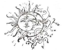 Sun moon and stars tattoo design pictures. Tattoo Sun Moon And Stars Drawing Tattoo Design