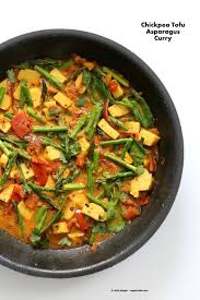 Asparagus Curry With Spinach Chickpea Tofu Vegan Richa Recipe Spring Recipes Vegan Main Dishes Asparagus Recipe