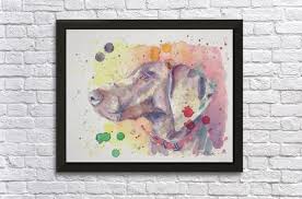 Pet studio art is another spot where you can order custom pet portrait pop art paintings by artist posted: Antyki I Sztuka German Shorthaired Pointer Dog Portrait Painting Pet Dog Art Real Canvas Print Druki Artystyczne Hshdnet Com