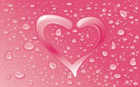 Download, share or upload your own one! Water Drops On The Pink Heart Wallpaper Digital Art Wallpapers 54023
