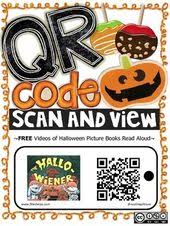 Free Qr Code Halloween Stories Qr Code Listening Centers Qr Code Activities Qr Code Books