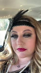 My daughter hooked me up with my makeup for a Halloween party today!  ❤️❤️❤️❤️