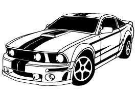 Black And White Mustang Clipart Car Muscle Car Clipart 41964 Car Car Logos Muscle Cars