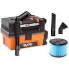 11 L  3 Gal   5 0 Peak HP NXT Portable Wet Dry Shop Vacuum with Expandable Hose and    HD0300 RIDGID