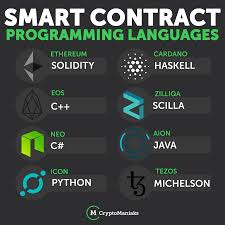 CryptoManiaks - Programming languages behind some of the most popular smart  contract platforms. Want to start programming on the blockchain? Start here  | Facebook