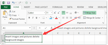 Select it, and on the home tab, look for the alignment toolbox. How To Wrap Text By Inserting Carriage Hard Return In Cells In Excel
