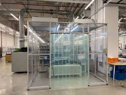 PVC mesh film clean room