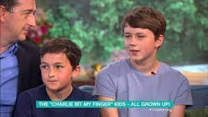 Charlie and harry shot to fame on the internet after their dad uploaded a video of them. Charlie Bit My Finger Kids Are All Grown Up Ten Years Later And Seem Pretty Over The Whole Viral Video Fuss Mirror Online