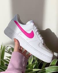 2 439 Likes 8 Comments The Sole Womens Thesolewomens On Instagram How Cute Is This Air Force 1 In Fire Pink Hydro In 2020 Sneakers Custom Shoes Diy Girly Shoes