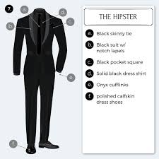 Image result for black tie optional male