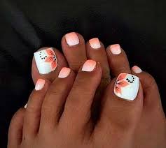 A lace themed toenail art design. 2018 Toe Nail Art Nail Art Designs 2020