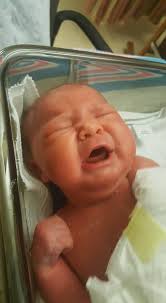 Baby taking her first big girl shower rather than just a spray. She enjoyed  it.