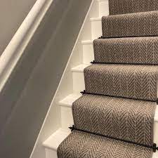 If you have little ones and four legged friends running around, we recommend this one to you! Stone Grey Briar Herringbone Stair Stair Runners Direct Facebook