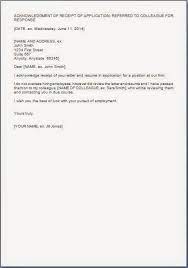 This is simply a written statement from your employer le. Job Application Acknowledgement Letter Citehrblog