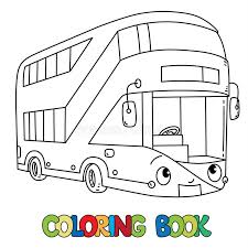 If you are also a fan of dart bikes … Funny London Bus With Eyes Coloring Book Stock Vector Illustration Of Road Cartoon 124369498
