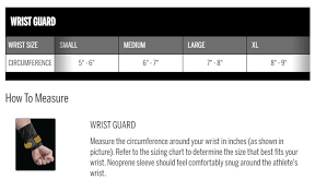 evoshield mlb evocharge wrist guard size chart jpg