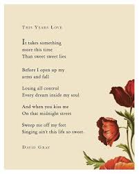 Poetry Art Song Lyrics Print By David Gray By Riverwaystudios Song Lyric Print Wedding Speech Lyric Prints