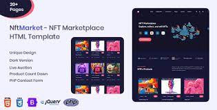 Free Download Nftmarket Nft Marketplace Responsive Html Template Nulled Latest Version Bignulled