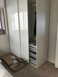 Grey ikea wardrobe pax white sliding. How To Maximize Storage Space In A Small Bedroom Phil And Mama Sliding Door Wardrobe Designs Small Closet Space Sliding Wardrobe Doors