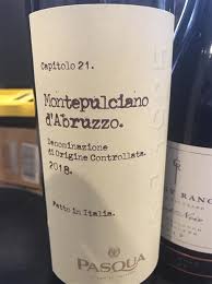 Maybe you would like to learn more about one of these? 2019 Pasqua Montepulciano D Abruzzo Italy Abruzzi Montepulciano D Abruzzo Cellartracker