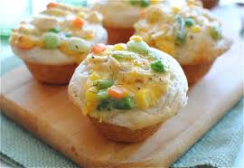 Chicken Pot Pie Cupcakes Recipe Chicken Pot Pie Cupcakes Pot Pie Cupcakes Savoury Food