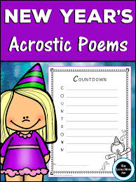 New Year S Acrostic Poems New Year S Creative Writing Activity Teaching Writing Acrostic Poem Creative Writing Activities