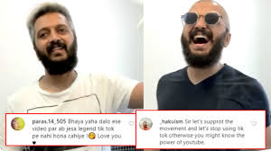 @vaishnavi.bele mere nashib main tu hai 🤣🙂 Riteish Deshmukh Reveals His New Bald Look Via Tiktok Fans Request Him To Delete The Chinese App Bollywood Bubble